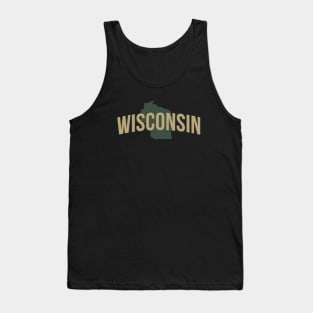 Wisconsin State Tank Top